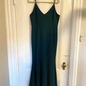 Lulu's - Infinite Glory Forest Green Maxi Dress - Bridesmaid Dress